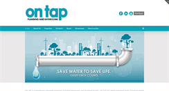 Desktop Screenshot of ontap.co.za